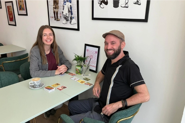 Steye en Merel van de Witte Raaf bordspellen